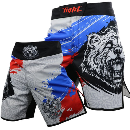 Tiger MMA Pants Combat Boxing Shorts for Men Fitness Gym Sports Jiu-Jitsu Kickboxing Muay Thai Shorts Crossfit BJJ Fight Wear