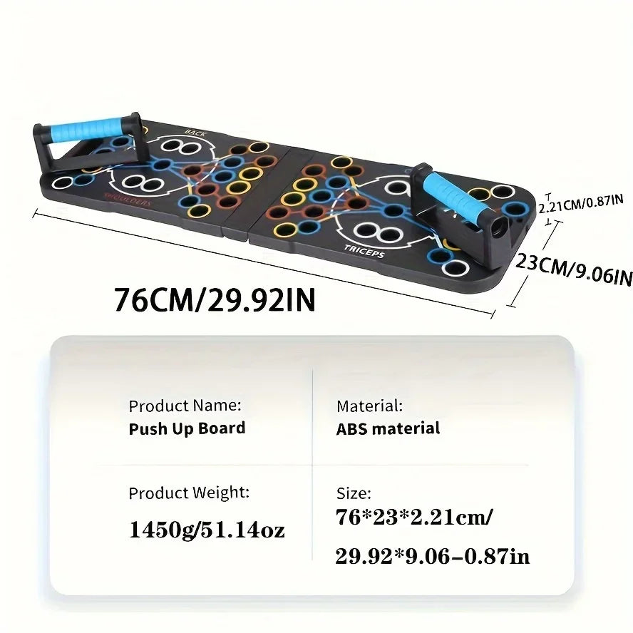 Push-Up Support Board, Multifunctional Exercise Board
