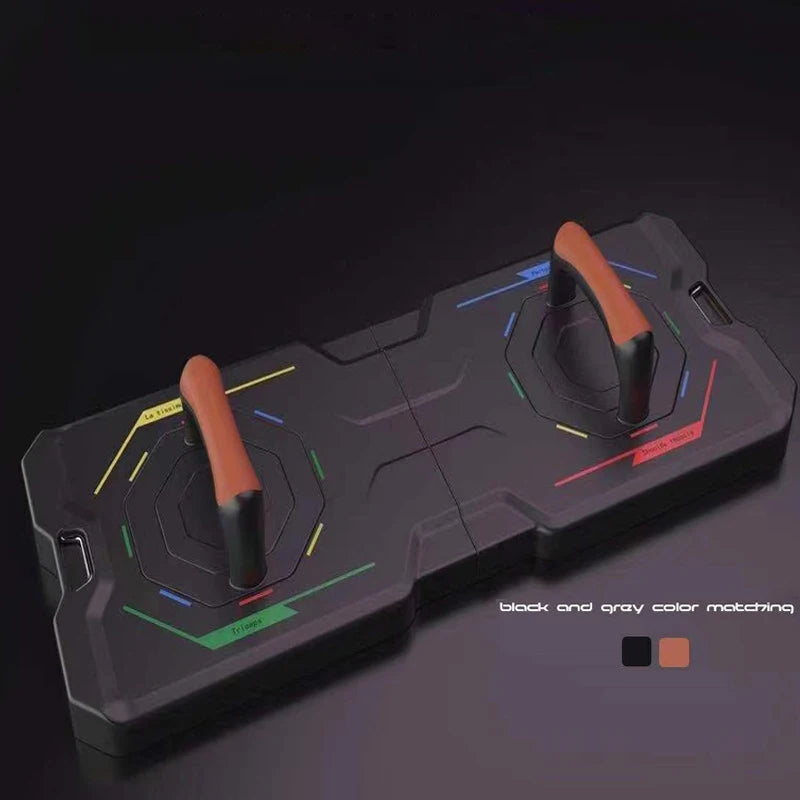 20-in-1 Multifunctional Push-Up Board Home Gym Workout Stands + Resistance Bands