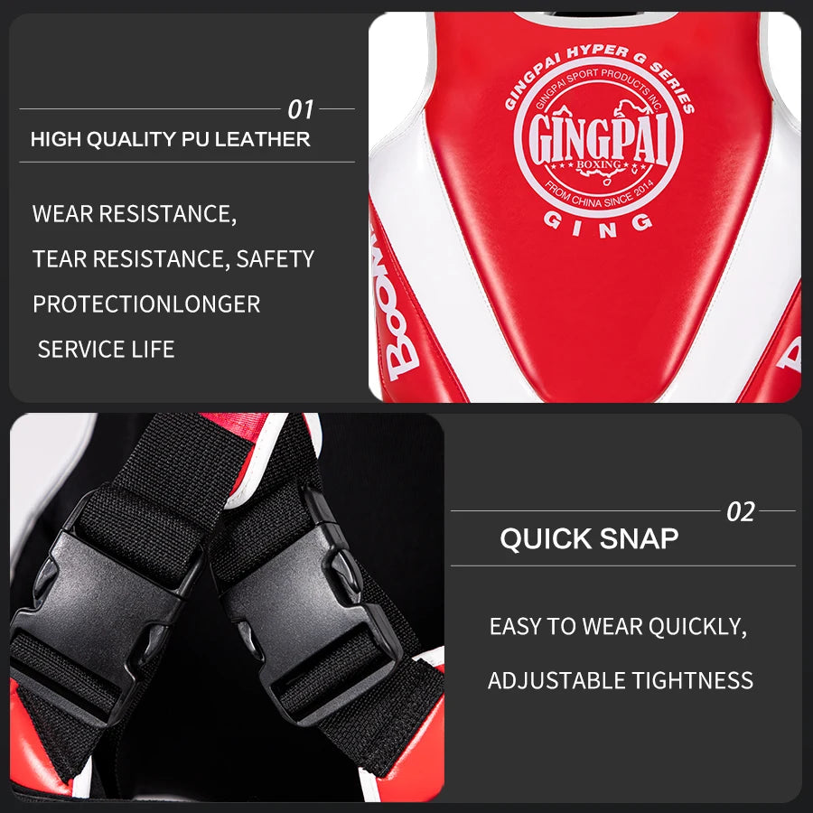 Combat Sports Chest Guard – Boxing, Muay Thai, Sanda  More marketing-friendly
