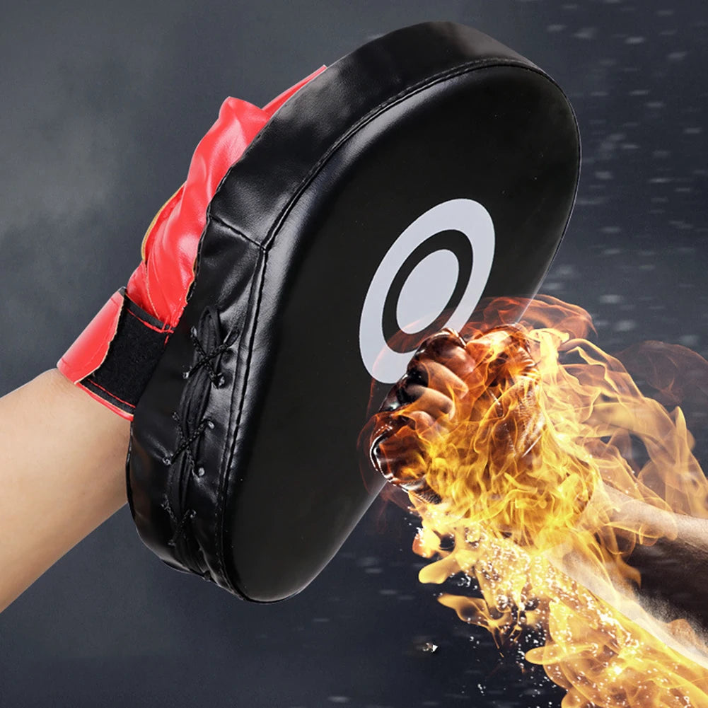 Curved PU Leather Hand Target