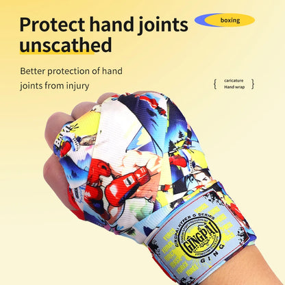 1.5/3/5M 1 Pair Boxing Bandage Muay Thai Taekwondo Sanda Handbands For Wrist Wraps Combat Protect Boxing Training Bandages