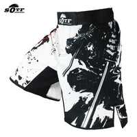 Elastic waist Bushido Fitness fierce ninja combat sport boxing shorts